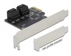 Delock PCI-E x1 Bővítőkártya 4x SATA 6GB/s port (DL90010) (DL90010)