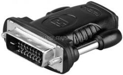 Goobay HDMI/DVI-D adapter, nikkelezett (GOOBAY_68482) (GOOBAY_68482)
