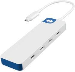 HYPER Hub USB-C Hyper HyperDrive Flex, 4 porturi, Albastru (HD5201BUGL)