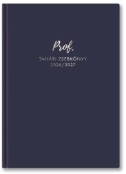TopTimer Tanári zsebkönyv, 2026/2027 tanév, A5, heti, TOPTIMER, kék (NKTAU) - becsiirodaker