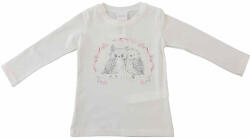 Asti Hosszú ujjú kislány póló cuki bagoly mintával