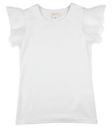 Asti Fehér| alkalmi fodros ujjú kislány felső - pindurka - 4 290 Ft