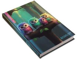 Realsystem Diák zsebkönyv, heti, 2026/2027 tanév, REALSYSTEM, bagoly (NAT531371U) - becsiirodaker