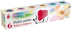 ICO Tempera készlet, tégelyes, ICO „Süni, 6 különböző pasztell szín (TICSUTEM6P)