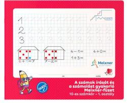 ICO Füzet, tűzött, négyzethálós, 245×295 mm, fekvő, 32 lap, 1. osztály, ICO „Süni Meixner, előnyomott (TICSUM1KE)