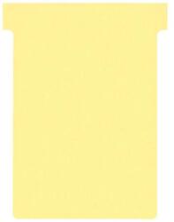 Nobo T-kártya tervezőtáblához, 3-as méret, NOBO, sárga (VN3004) - becsiirodaker