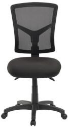 MAYAH Irodai szék, fekete szövetborítás, feszített hálós háttámla, fekete lábkereszt, MAYAH „Matrix, fekete (BBSZVV60)