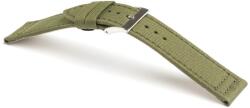 Campagnolo Cordura Szövet/Bőr Óraszíj Olivazöld - 22mm / L -120/80mm