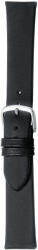 Herzog Design fekete óraszíj - 18mm / M/L - 115/75mm