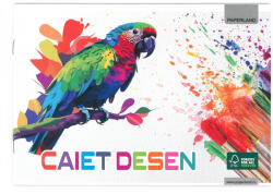 PAPERLAND Caiet desen Paperland, 24 file, 80g/mp, coperta lucioasa (PP-24000082)