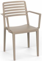 ROJAPLAST Row armchair kerti karosszék, taupe (561802)