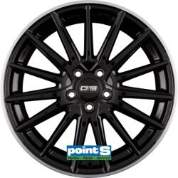 CMS C23 8x20 5x108 Et55.1 63.4 Diamond Rim Black Gloss Kba-52272 M+s