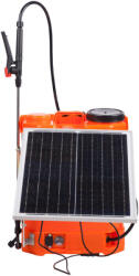 Evotools EVO Elektromos permetező szivattyú napelemmel, Evo, 16 liter, kihúzható rúd 52-96 cm, 4 fúvóka, akkumulátorral együtt 12V-8Ah, Vermorel