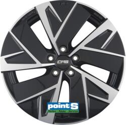 CMS C32-aero 7.5x18 5x114.3 Et40 60.1 Diamond Black Gloss Kba-54206 M+s