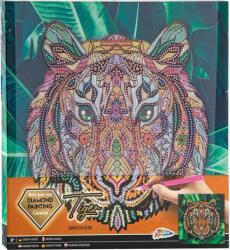 Grafix Goblen cu diamante Grafix - Tigru, 30 x 30 cm (260008)