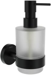 RAVAK Kona KN 231.20BLM fali szappanadagoló, matt fekete X07P1310 (X07P1310)