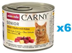 Animonda Carny Senior Marhahús, csirke és sajt 6x200 g