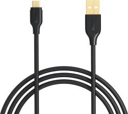 AUKEY Cablu de date Aukey CB-MD1, USB-A male - micro USB male, 1 m, Black (CB-MD1 BLACK)
