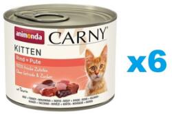 Animonda Carny Kitten Marhahús és pulyka 6x200 g