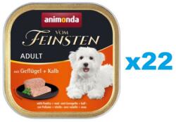 Animonda Vom Feinsten Adult Baromfi és borjúhús 22x150 g