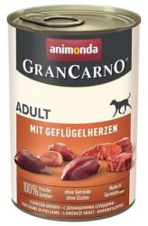 Animonda GranCarno Adult with Poultry hearts 400 g baromfiszívvel felnőtt kutyáknak