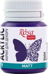 Rosa Talent Akril festék Violet (10) Mat 20 ml 1 db (20010)