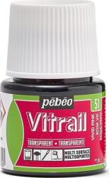 Pébéo Vitrail Üvegfesték Vivid Pink 45 ml 1 db (050-051)