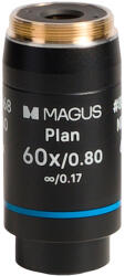 Levenhuk MAGUS 60PL60 60х/0, 80 ∞/ 0, 17 H 60 mm Objektív