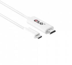 Club 3D USB Club 3D USB-C Cable - HDMI 1.8 m White (CAC-1514)