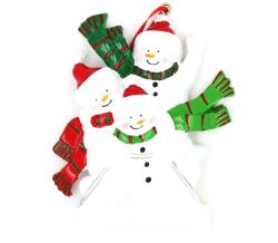 Gift Design Mágneses dekoráció - Frosty a hóember és családja (CRGDXMASDEC-FOZ3)