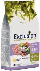 Exclusion Mediterraneo Noble Grain csirkés kutyatáp, túlsúlyos közepes/nagytestű kutyáknak, 3 kg