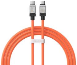 Baseus Coolplay kábel, USB-C - USB-C, 100 W, 1 m, narancs (CAKW000207)