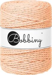 Bobbiny 3PLY Macramé Rope 5 mm 100 m Unicolor Peach Fuzz Șnur (<![CDATA[TX-E077]]>)