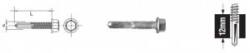 Uncanny Brand Self-drilling insert with hex bar 5.5*50mm 12mm