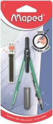 Maped Körző, heggyel, 2in1, ceruzává alakítható, MAPED Compass Pen, vegyes színek (198700)