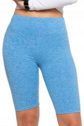 Moraj nadrág, rövid leggings, kényelmes, sima, kék, poliészter, L-XL INTL