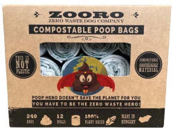 Zooro ürülékzacskó komposztálható 240db