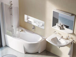 RAVAK Rosa 95 160x95 bal (hófehér) (C571000000) - webaruhaz