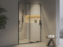 RAVAK RODP2 110 zuhanyajtó fekete+transparent (X08VD0300Z1) - webaruhaz