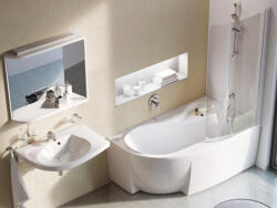 RAVAK Rosa 95 150x95 jobb (hófehér) (C561000000) - webaruhaz