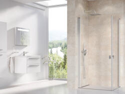 RAVAK Chrome CRV1-80 zuhanyajtó szatén+transparent (1 oldal) (1QV40U01Z1) - webaruhaz