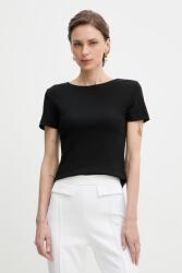 Patrizia Pepe tricou pentru femei, din bumbac cu elastan PPY2-TSD17M_99X (2M4522.J407)