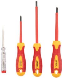 Kendo VDE (szigetelt) Csavarhúzó készlet, 3+1részes (No. . 20481) 040302-0227 (040302-0227)
