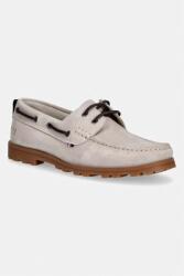 Tommy Hilfiger mocasini bărbați din piele întoarsă HILIFGER LIGHT SDE BOAT SHOE PPY2-OBM00F_02X (FM0FM05747)