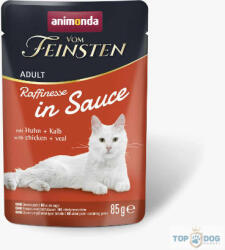 Animonda Vom Feinsten Adult (Raffinesse in Sauce) alutasakos csirkefilé+borjú - Felnőtt macskák részére (85g)