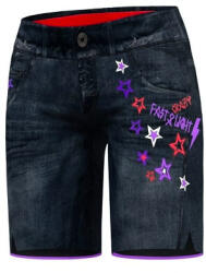 Crazy Idea Wonder Magic Black/Zebra Női rövidnadrág XS