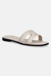 Tommy Hilfiger papuci cu toc plat pentru femei, din piele TH LOGO STRAP MULE PPYA-KLD02G_01X