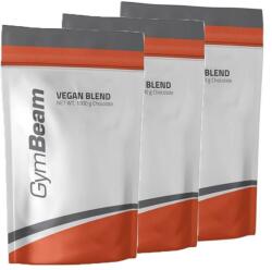 GymBeam - PROTEIN VEGAN BLEND - BORSÓ-, RIZS- ÉS KENDER FEHÉRJE ITALPOR - 3 x 1000 G