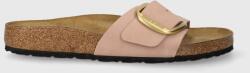 Birkenstock papuci pentru femei, cu toc plat din nubuck Madrid Big Buckle PPYH-KLD04N_03X (1026943)