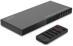 Digitus Switch KVM, Luka, DIGITUS 4X2 HDMI MATRIX SWITCH/MULTI-VIEWER, 4K/30HZ, Negru (DS-55345)